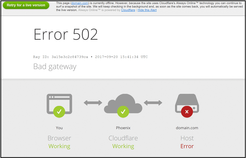 502 Bad Gateway