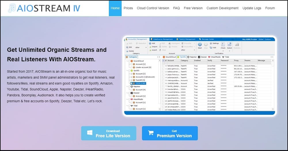 AIOStream Homepage