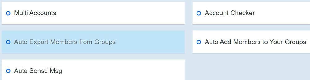 ASB Telegram Bot funtions
