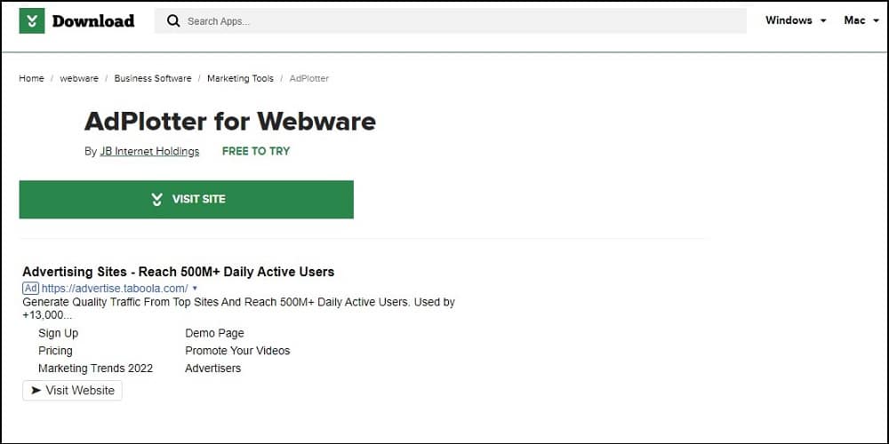 AdPlotter Homepage