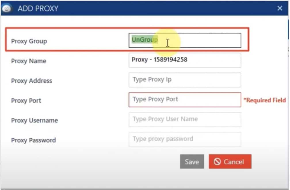 Add Proxy of Socinator