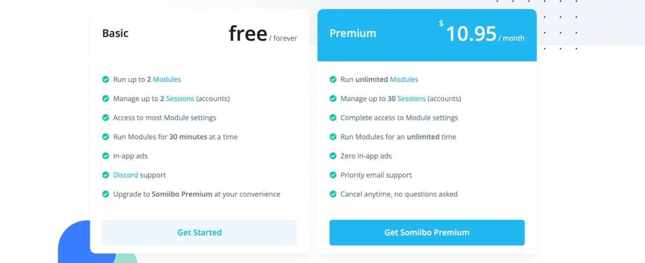 Affordable Pricing of Somiibo
