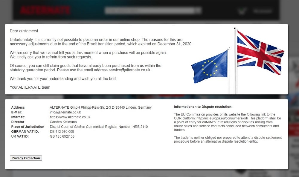 Alternate DNS Homepage
