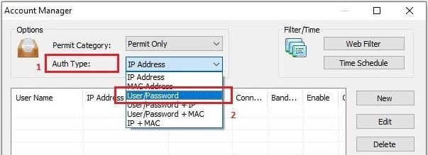 Auth Type