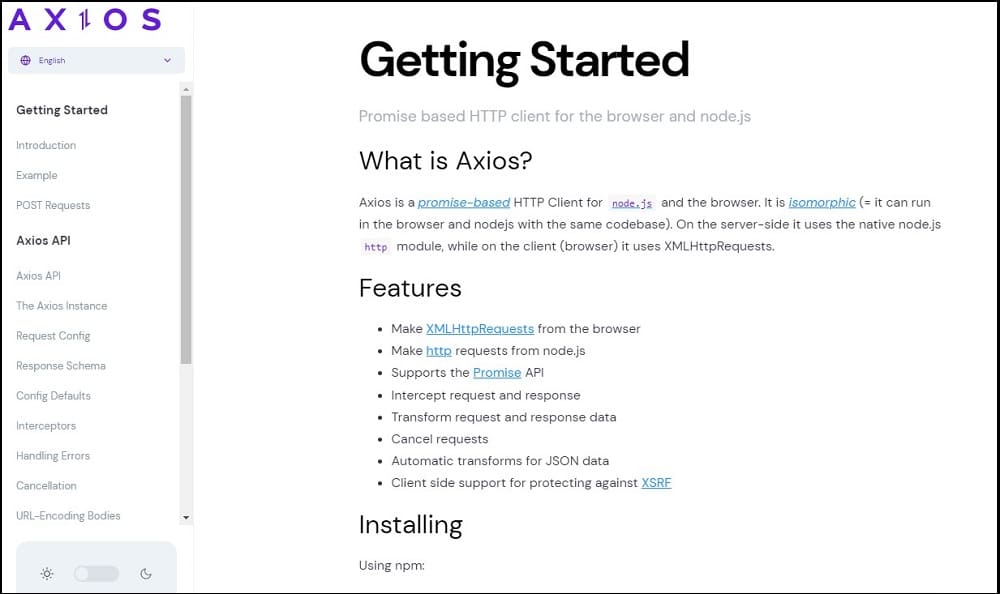 Axios Overview