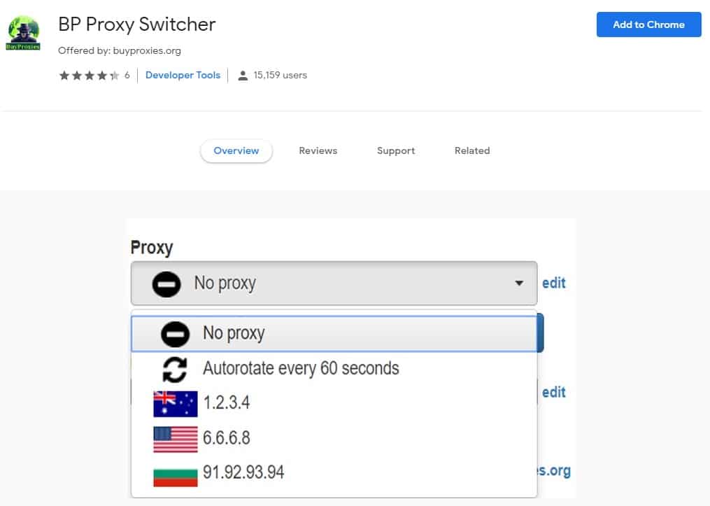 BP Proxy Switcher