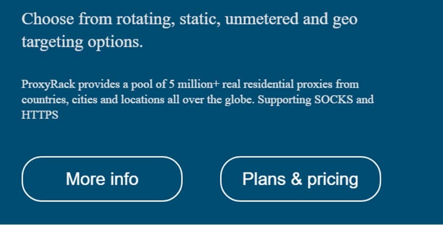 Big Enough Proxy Pool of Proxyrack