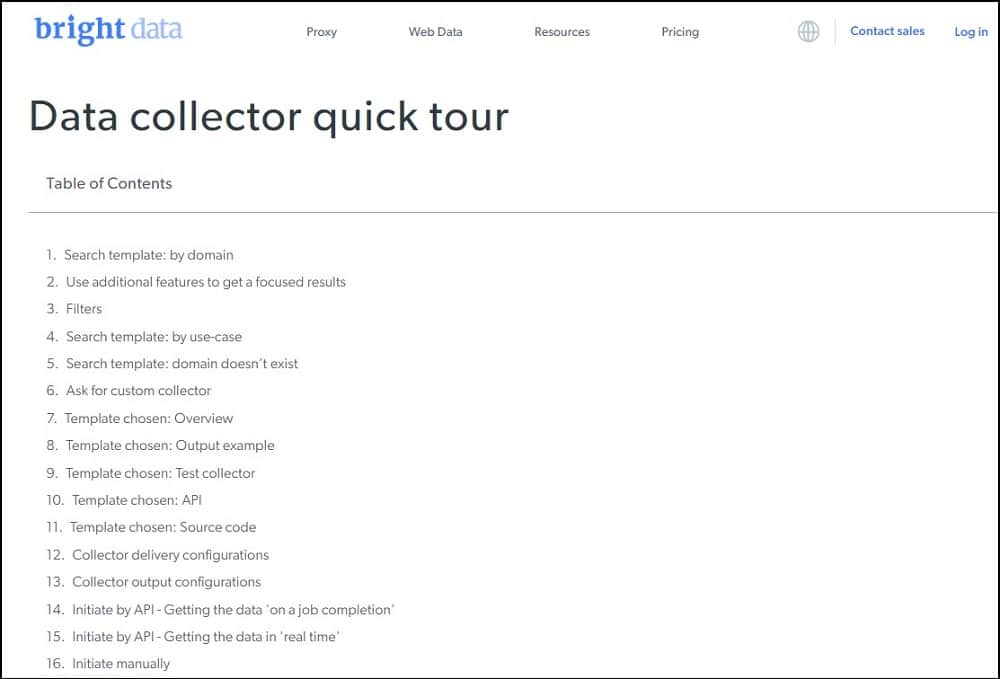 Bright Data Collector Guide for Data Source