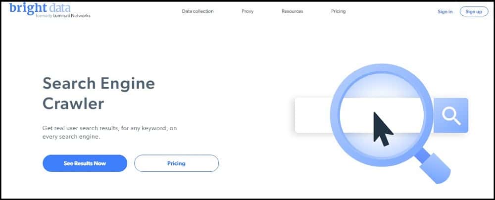 Bright Data Search Engine Crawler for SERP API