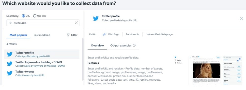 Bright Data Twitter Scraper