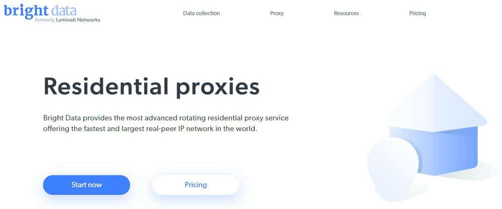 Bright Data residential proxy