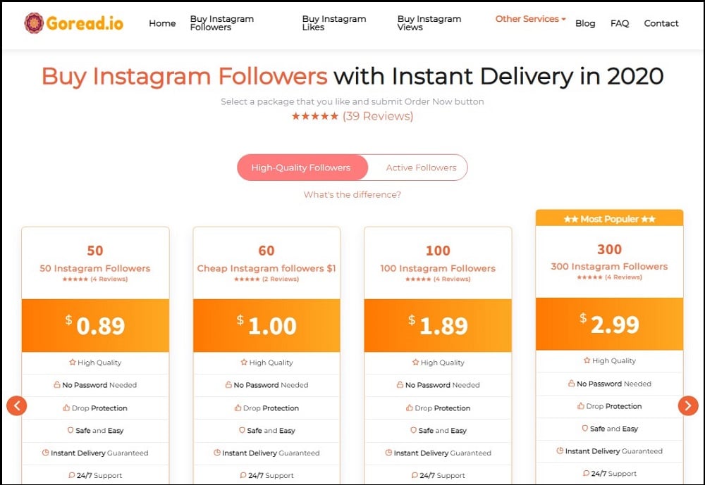 Buy Instagram Followers for Goread