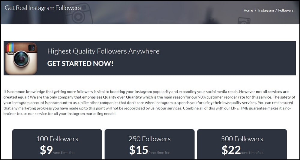 Buy Instagram Followers for MySocialFollowing