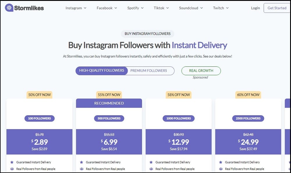 Buy Instagram Followers for Stormlikes