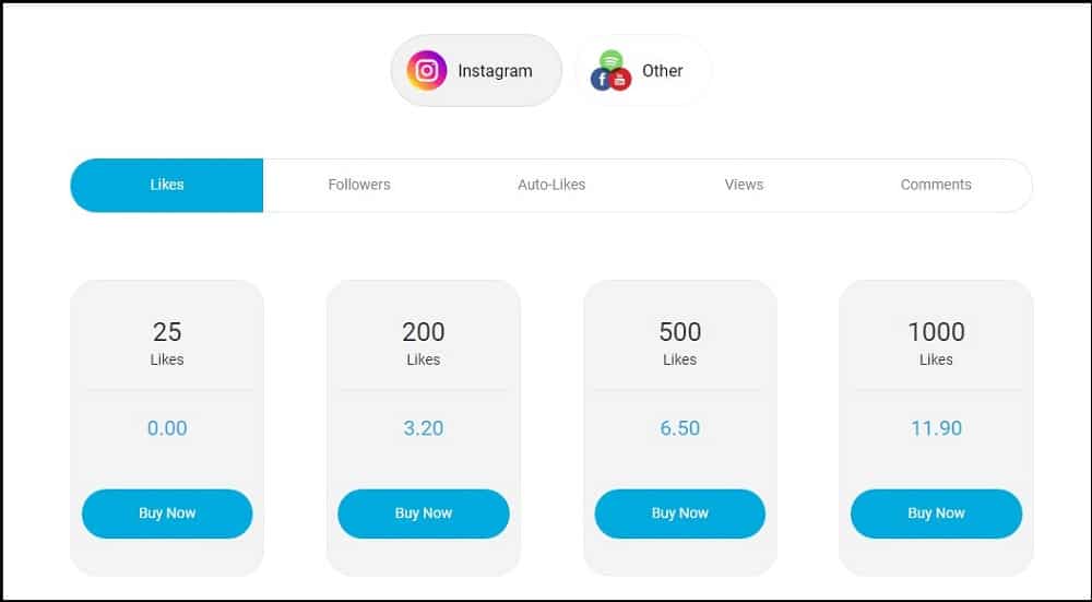 Buy Instagram Like for Poprey