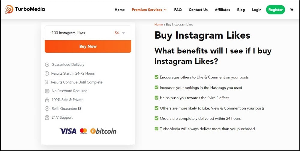Buy Instagram Like for TurboMedia