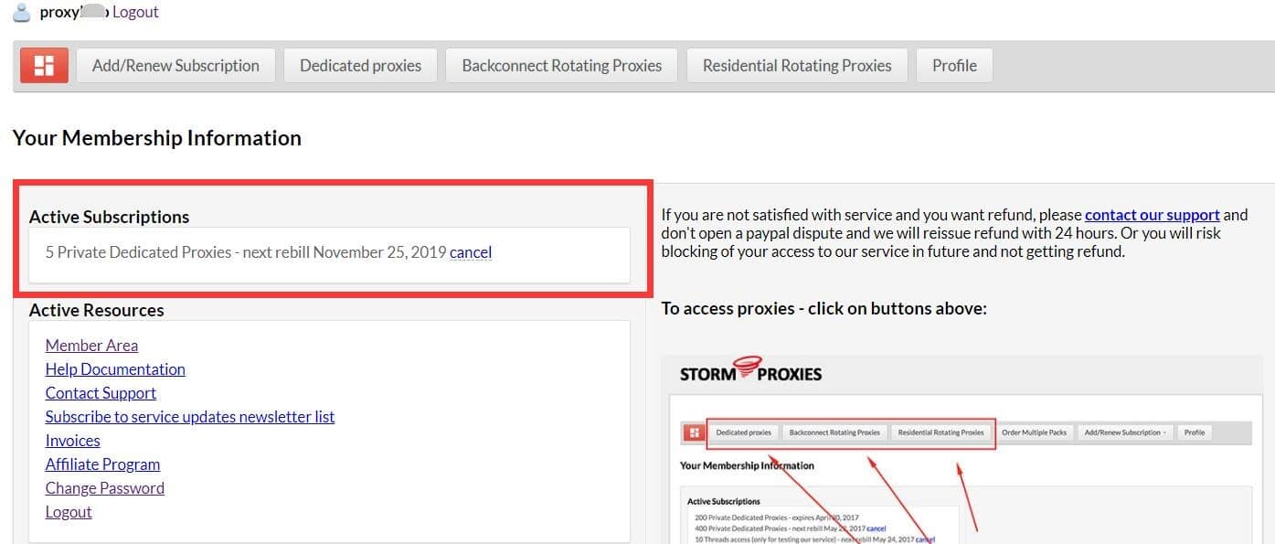 Buy stormproxies to test