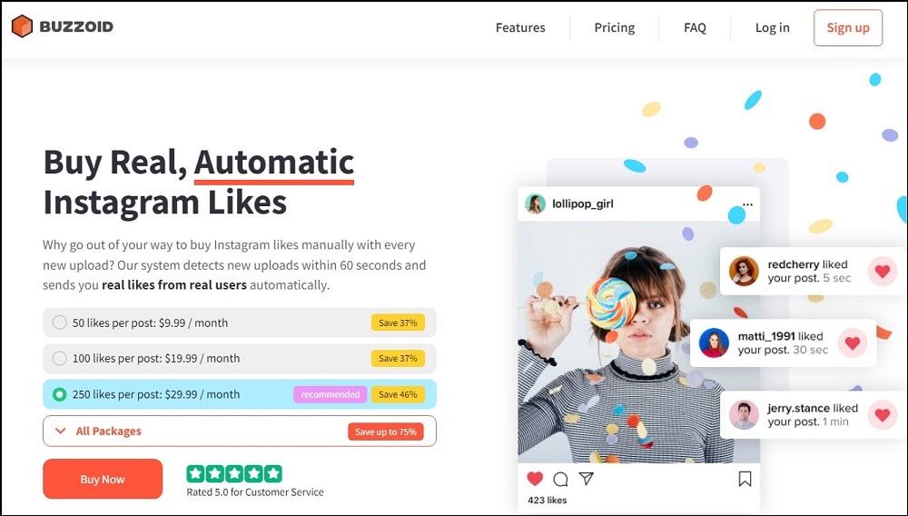 Buzzoid Auto Liker App as a AutoLikes
