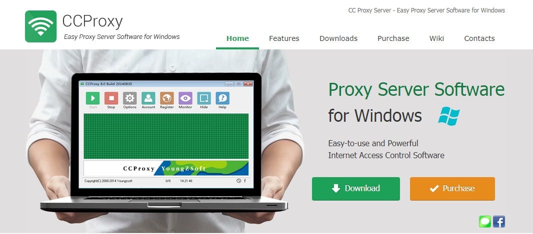 CCProxy Homepage