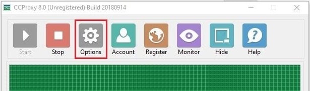 CCProxy Settings Option