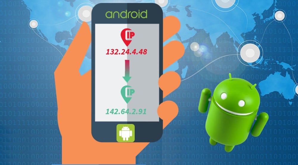 Change IP Address on Android