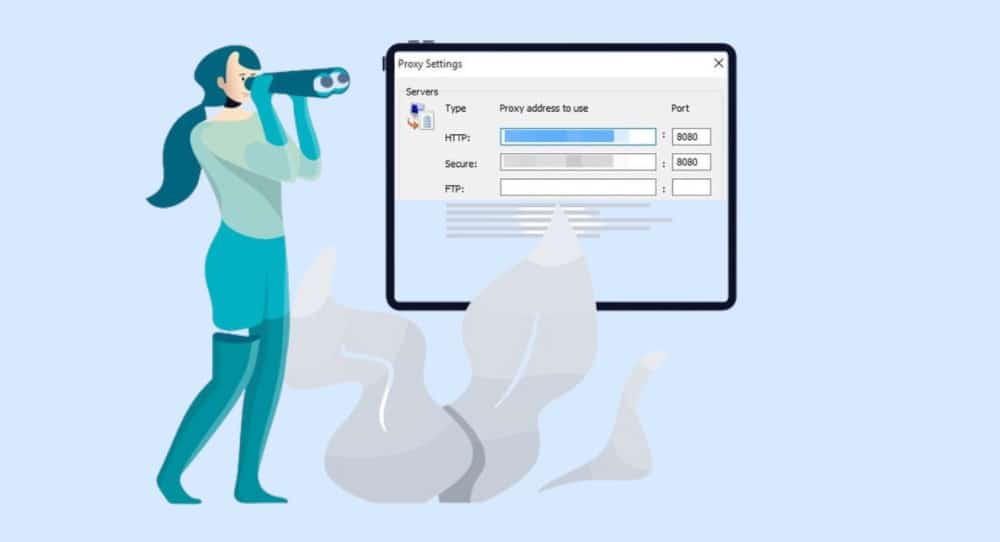 Check Port Number from Default Proxy Settings