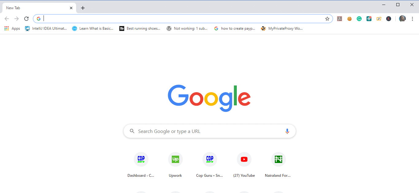 Chrome Proxy Settings
