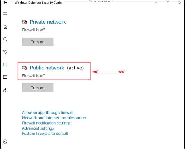 Click Public network
