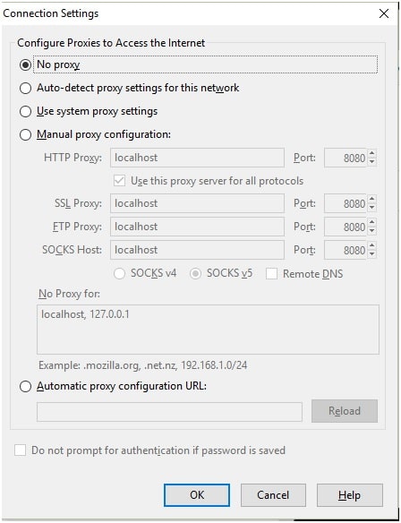 Connecting Setting