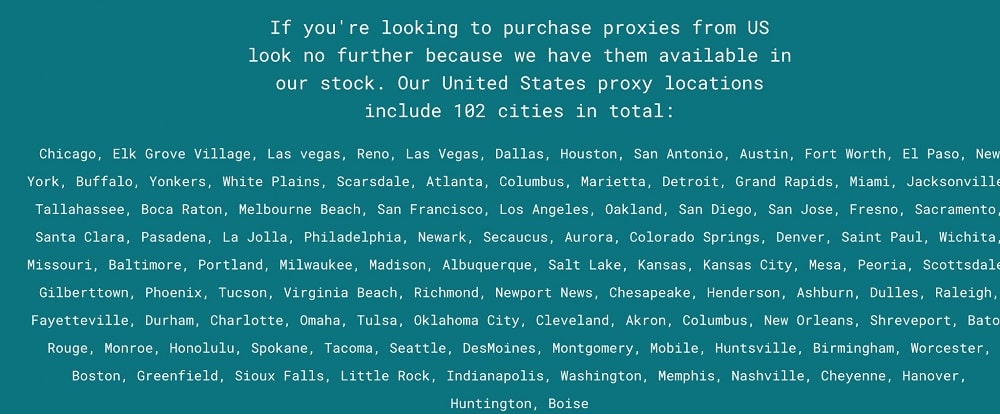 Country you have the most options