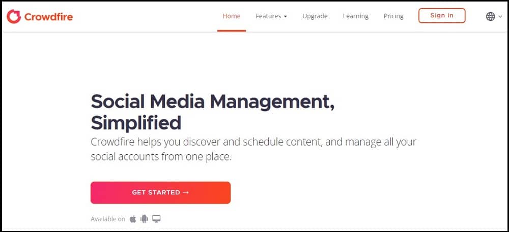 Crowdfire overview