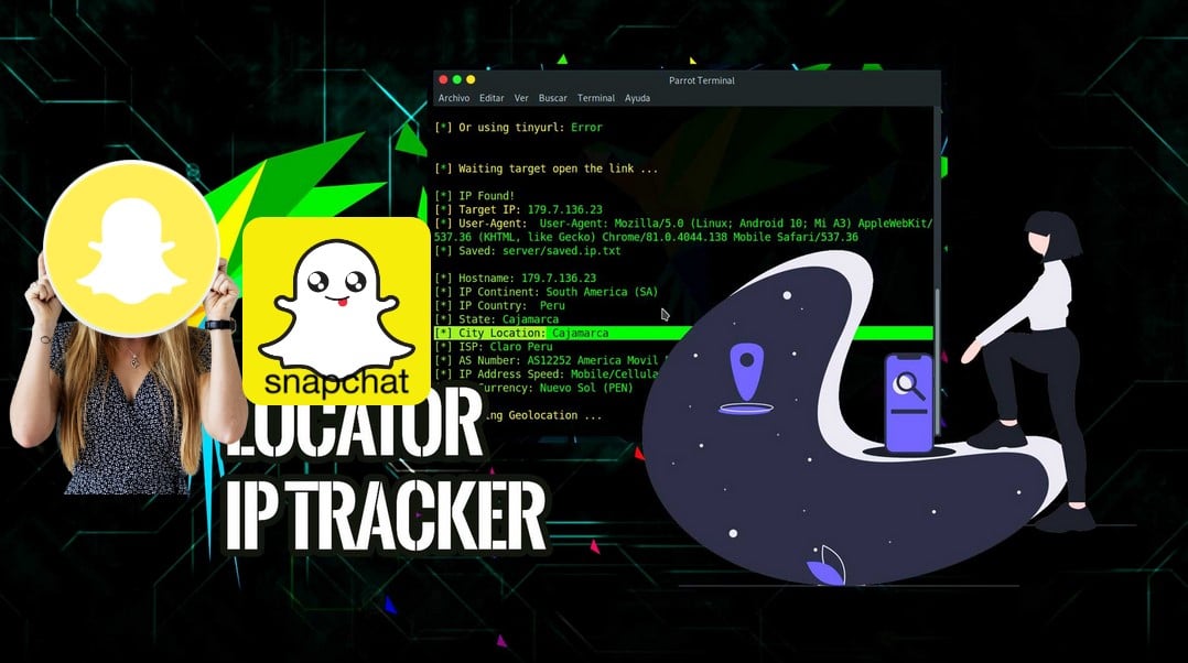Custom IP Logger for Snapchat