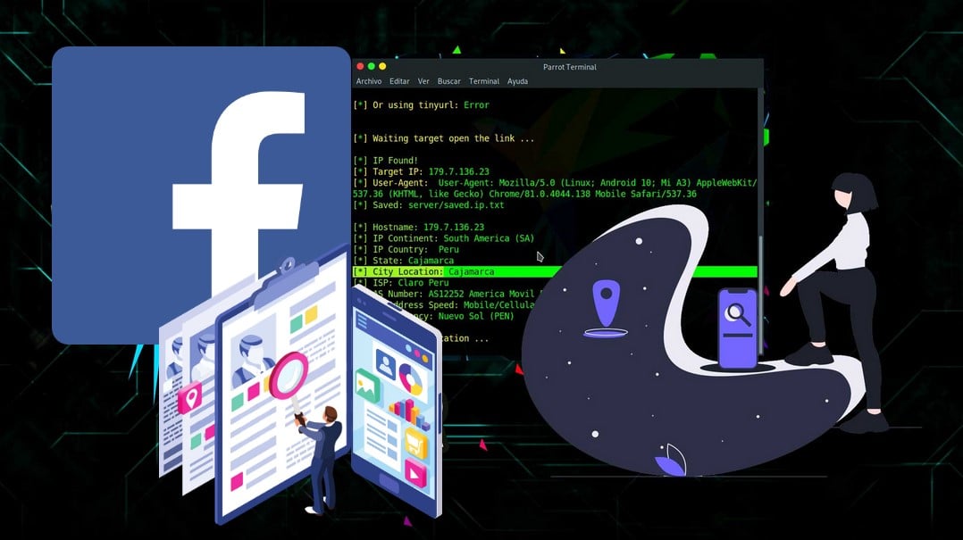 Custom facebook IP Logger