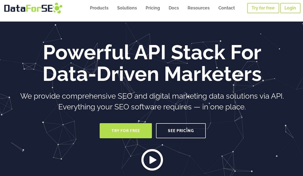 DataForSeo for SERP API