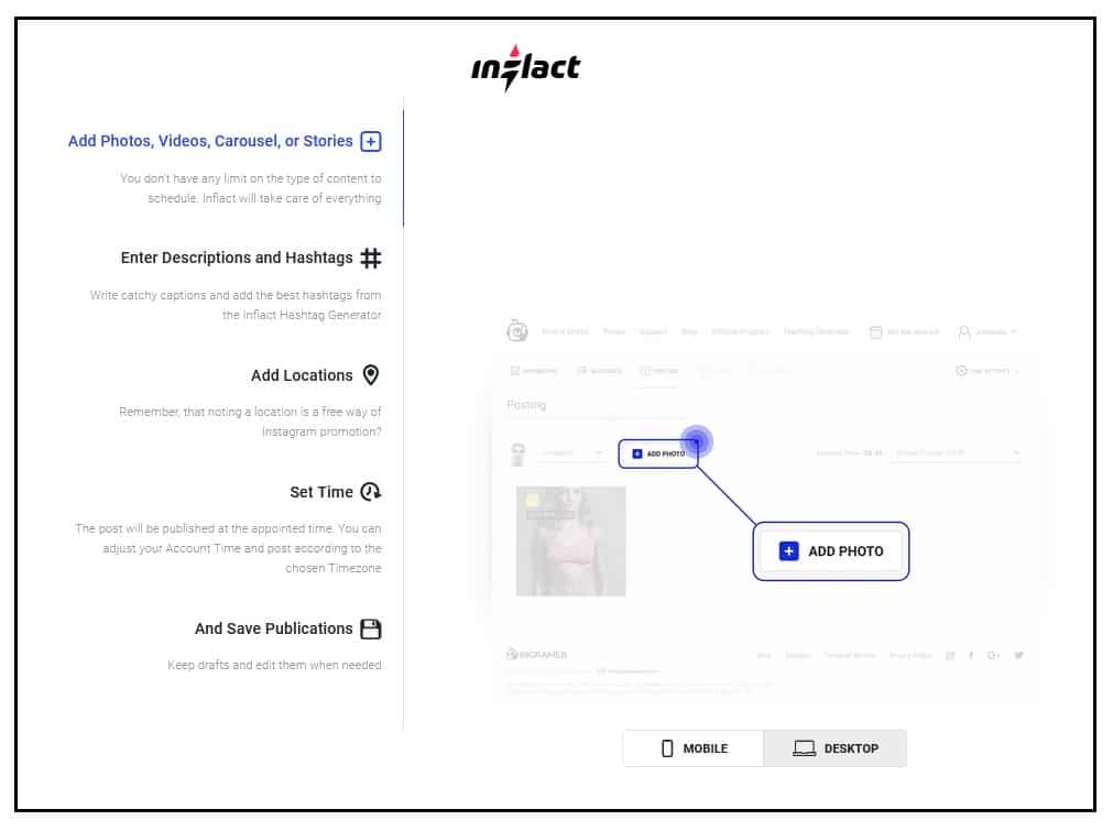 Ease of Usage and Onboarding Process of Inflact