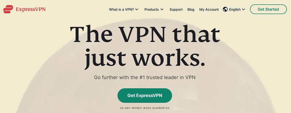 ExpressVPN Home Page