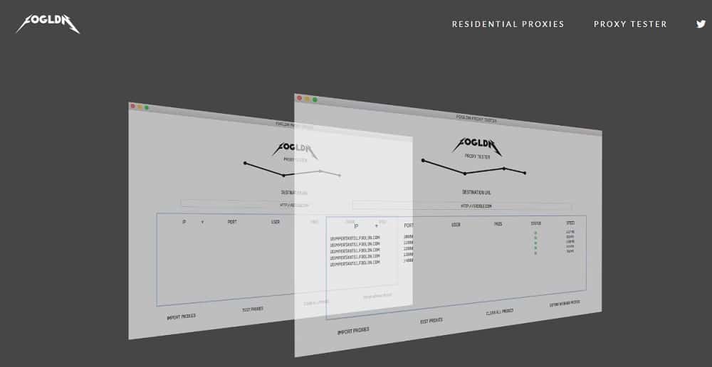 FOGLDN Proxy Tester overview