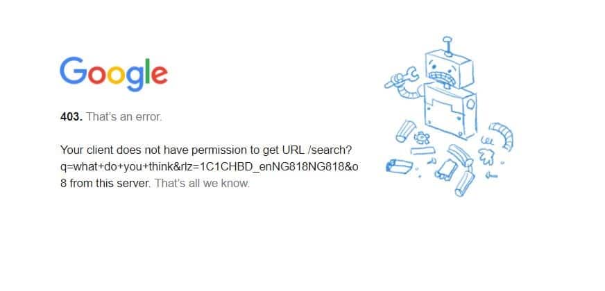 Fineproxy slow speed Detected by Google