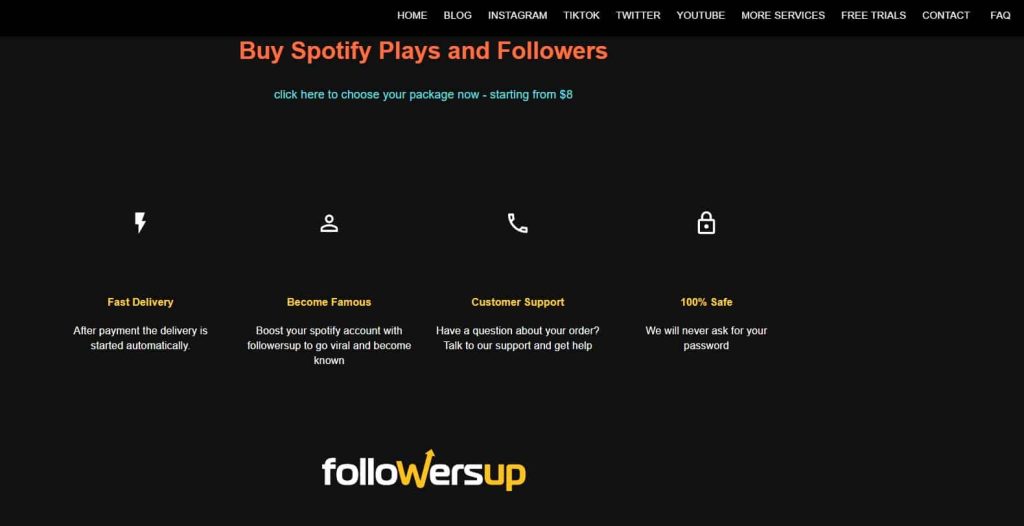 FollowersUp Spotify Bot