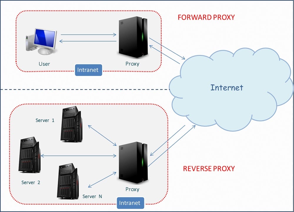 Forward and reverse Proxy