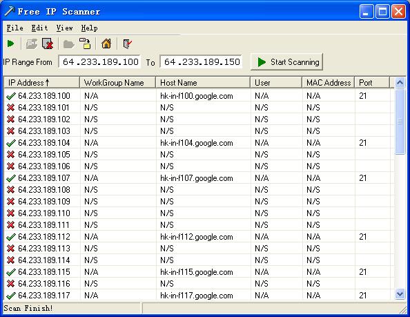Free IP Scanner 3.3 overview