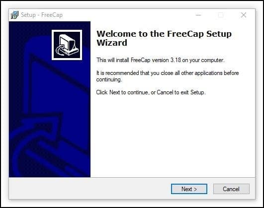 FreeCap Setup EXE