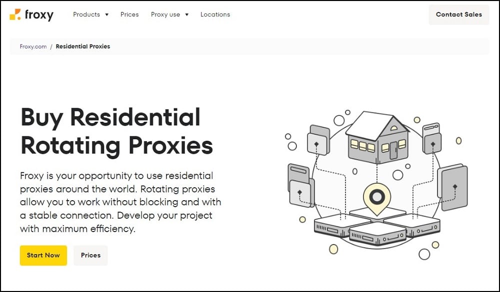 Froxy one of the best Residential Proxies