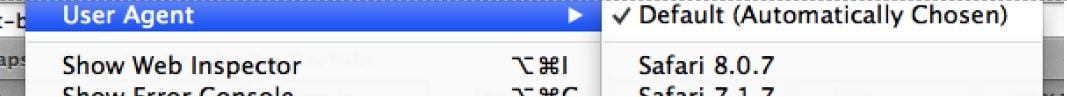 Get user agent Information
