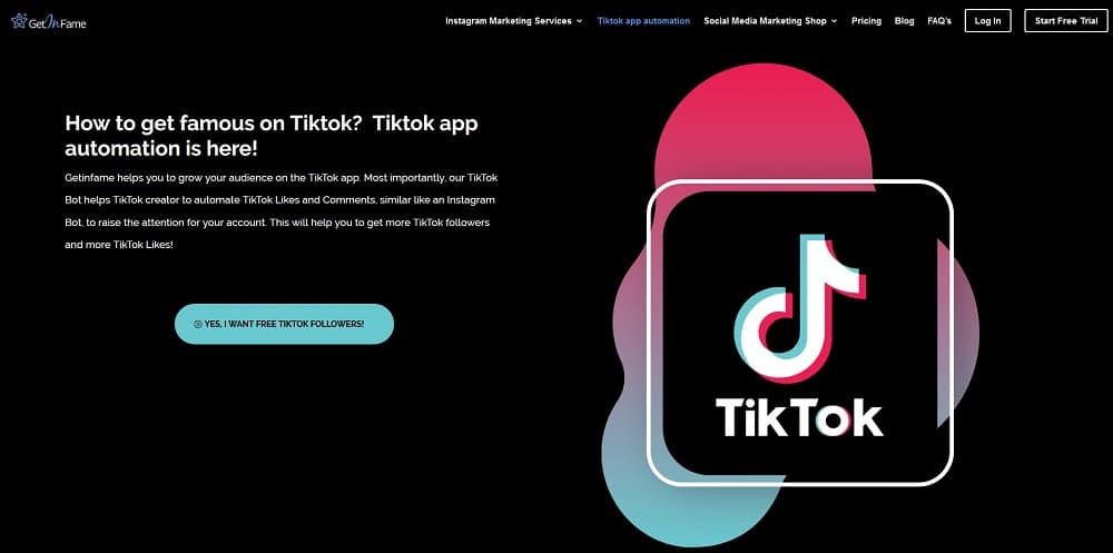 GetInFame TikTok Tool