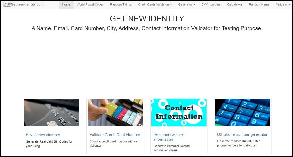 Getnewidentity Overview