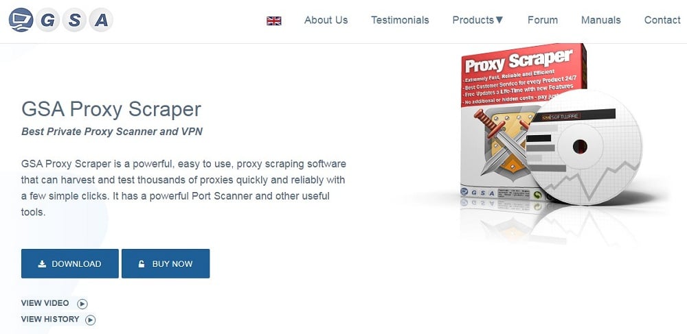 Gsa Proxy Scraper Homepage