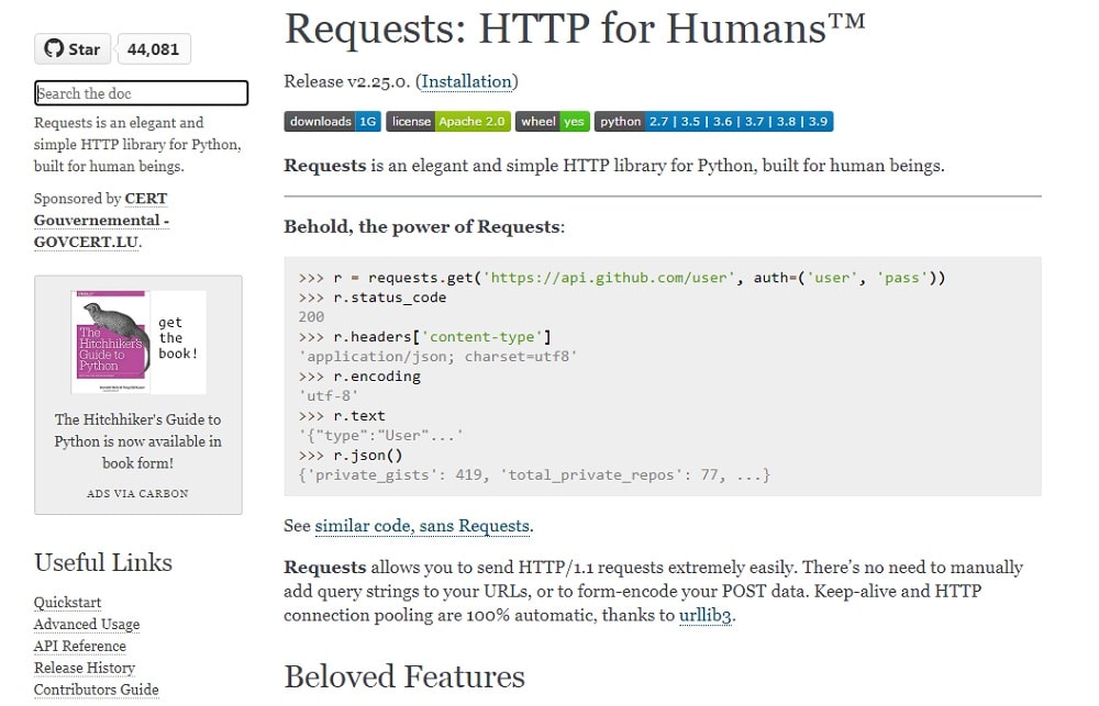 HTTP requests