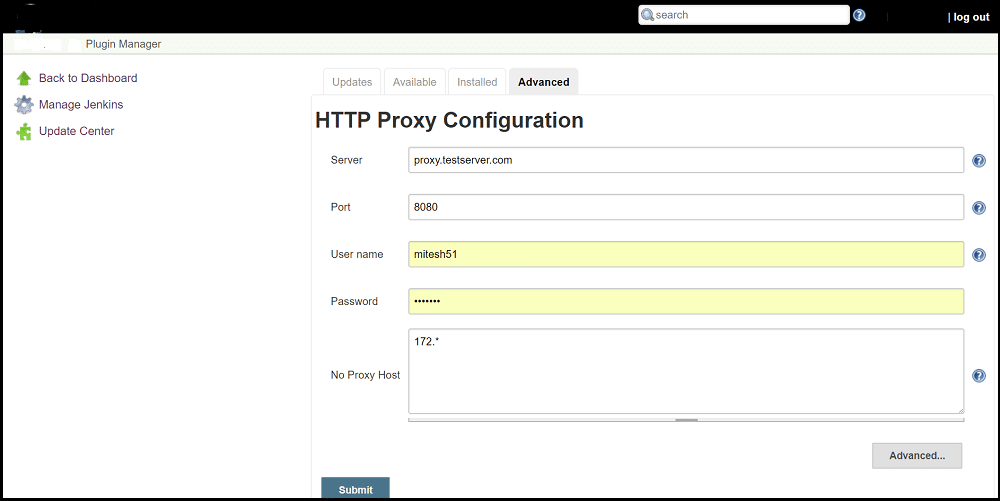 HTTP(S) Proxy Ports