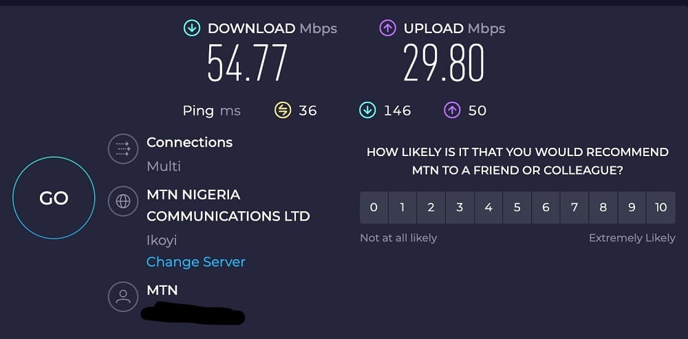 High-Speed Internet Connection
